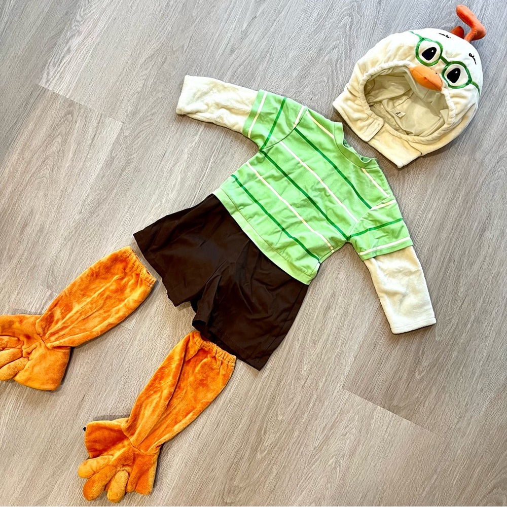DISNEY⚡️RARE Chicken Little Costume Set_Sz 24-36 month